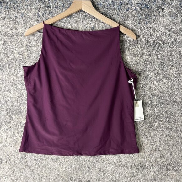 Good American Tops - Good American‎ Shirt Womens 2XL Purple Sleeveless Tank Top Sample Stretch